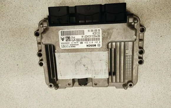 Citroen C3 Picasso Engine control unit/module 0281013334 9666986680 9653958980