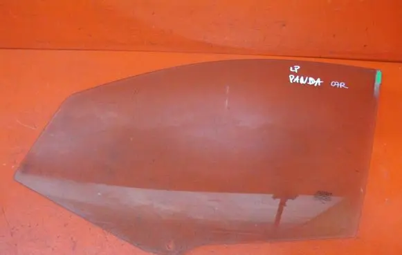 Fiat Panda II Front door window glass four-door 43R00351 AS2