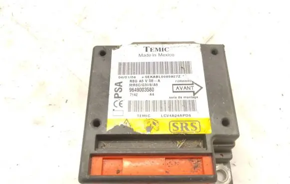 Citroen C2 Airbag control unit/module 9649003580