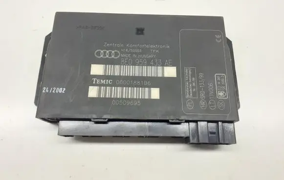 Audi A4 S4 B6 8E 8H Comfort/convenience module 8E0959433AE 00001881B6 00509695