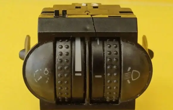 Volkswagen Polo III 6N 6N2 6NF Headlight level height control switch 6X0941333A