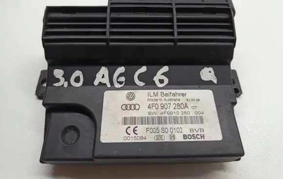 Audi A6 S6 C6 4F Other control units/modules 4F0907280A F005S00102