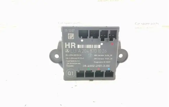 Mercedes-Benz C W204 Door control unit/module 2048701026 2048701226