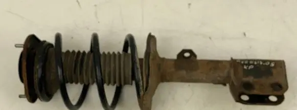 Front shock absorber with coil spring