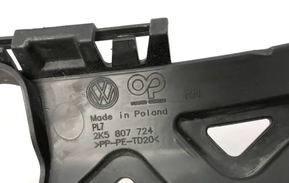 Volkswagen Caddy Front bumper mounting bracket 2K5807724
