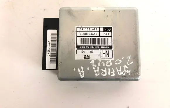Opel Zafira A Gearbox control unit/module 09132678