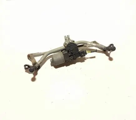 Front wiper linkage and motor