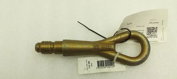 Towing hook eye