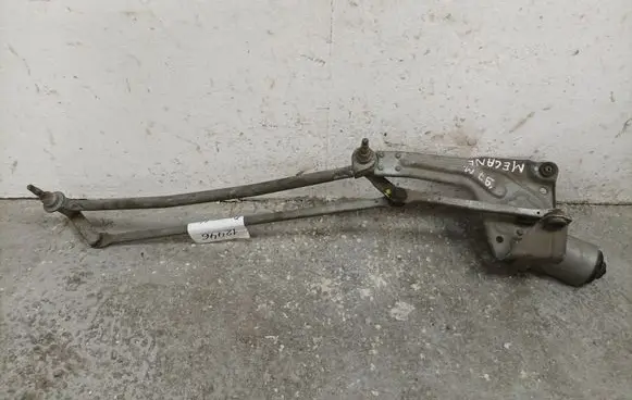 Renault Megane I Front wiper linkage and motor
