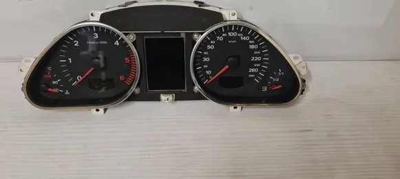 Audi A6 S6 C6 4F Speedometer (instrument cluster) 5540007312 5550007301