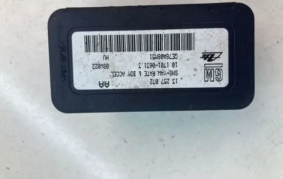 Opel Zafira B ESP acceleration yaw rate sensor 13257072