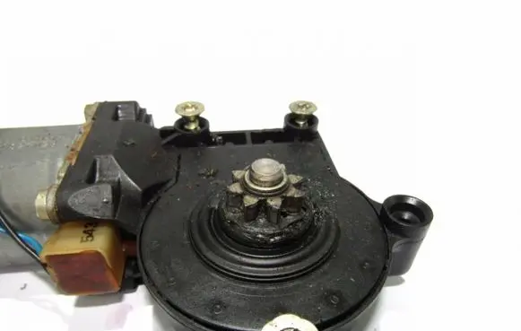 Front door window regulator motor