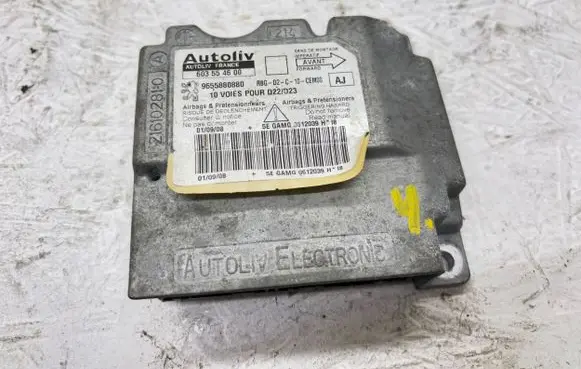 Peugeot 407 Airbag control unit/module 9655880880