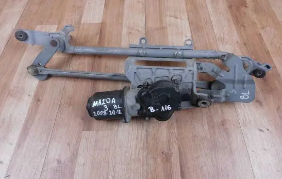 Mazda 3 II Front wiper linkage and motor BBP267340 BBM46737X