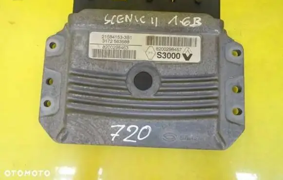 Renault Scenic II - Grand scenic II Engine control unit/module 215841533B1 8200298457