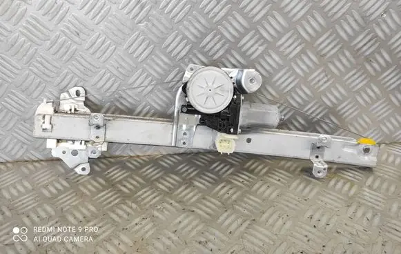 Front door window regulator with motor