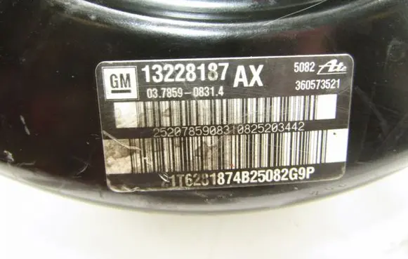 Opel Insignia A Brake booster 13228187