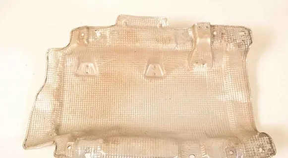 Heat shield in engine bay
