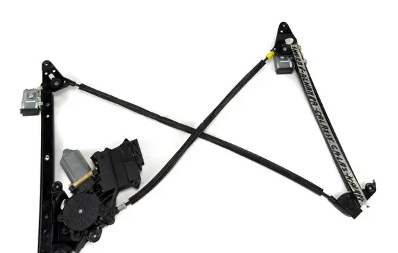 Ford Galaxy Rear door window regulator with motor 7M3959811 YM114A389BA