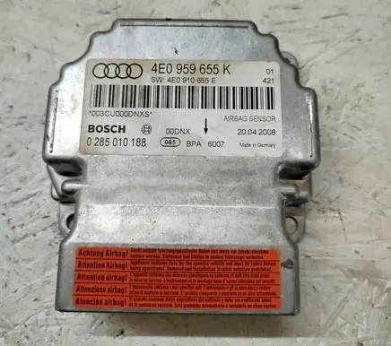 Audi A8 S8 D3 4E Airbag control unit/module 4E0959655K 4E0910655E 0285010188