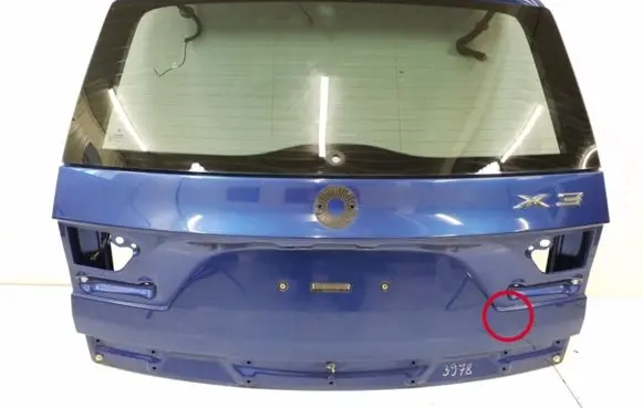 BMW X3 E83 Tailgate/trunk/boot lid