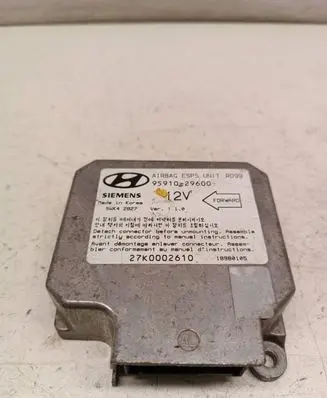 Hyundai Elantra Airbag control unit/module 9591029600
