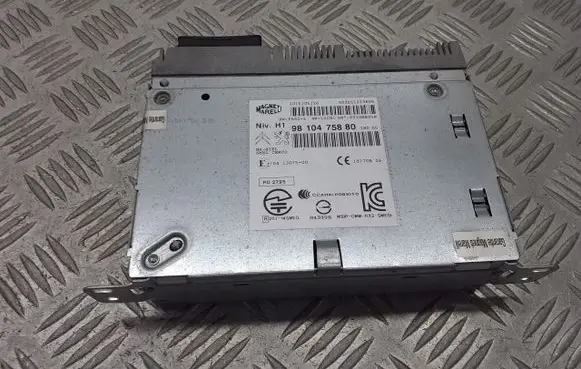 Peugeot 308 Navigation unit CD/DVD player 9810475880