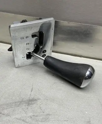 Gear lever shifter trim leather/knob