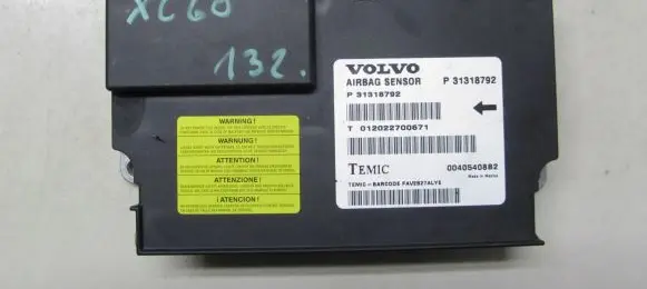 Volvo XC60 Airbag control unit/module 31318792