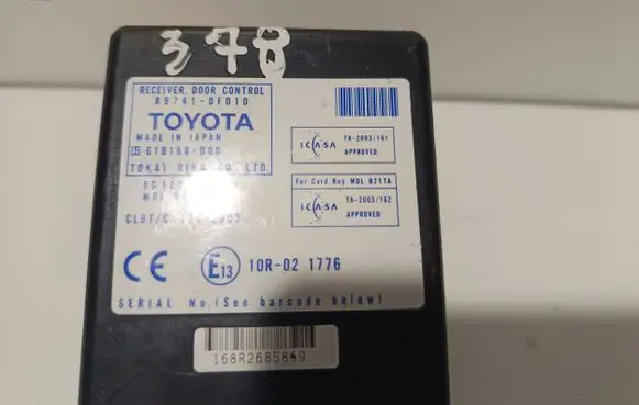 Toyota Corolla Verso AR10 Door control unit/module 897410F010 10R021776 61B168000