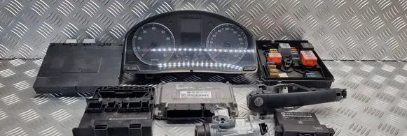 Volkswagen Golf V Engine ECU kit and lock set 06A906033EM 1K0937125A 3C0937049D