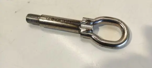 Towing hook eye