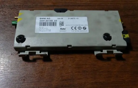 BMW X6 E71 Trunk lid opening control unit 9130158