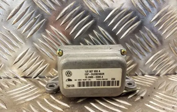 Volkswagen Touran I ESP acceleration yaw rate sensor 1J0907655A 10098503064