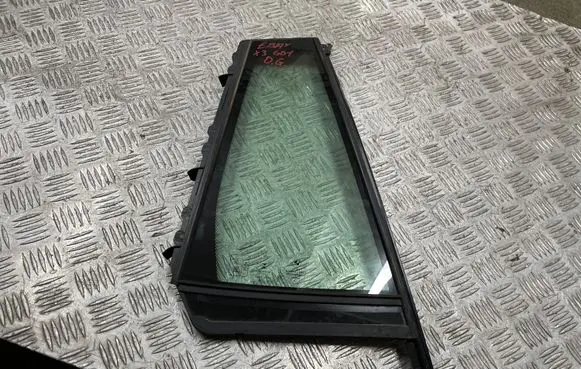 Rear vent window glass