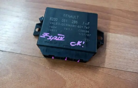 Renault Espace - Grand espace IV Parking PDC control unit/module 8200051286 100603 601747
