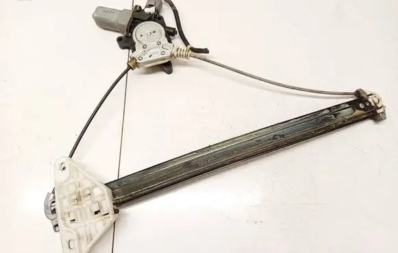 Sliding door window regulator with motor