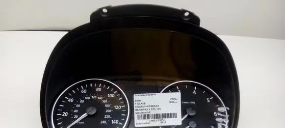 BMW 1 E81 E87 Speedometer (instrument cluster) 102496231 697464601 150091300