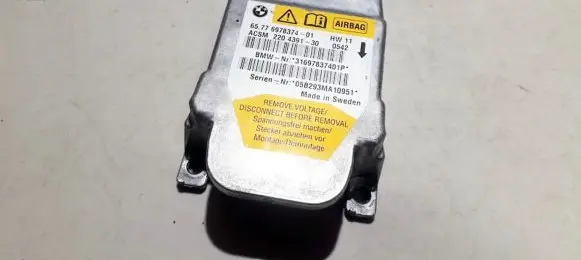 BMW 5 E60 E61 Airbag control unit/module 65776978374 31697837401p