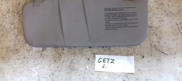 Hyundai Getz Sun visor