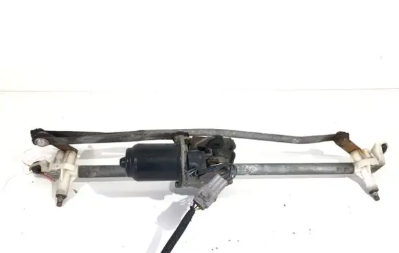 Front wiper linkage and motor