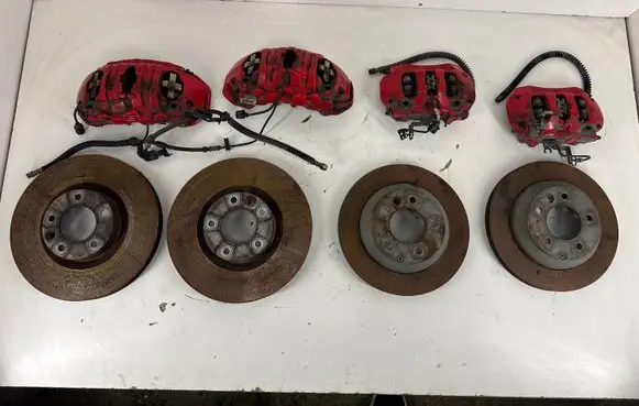 Porsche Cayenne (92A) Brake discs and calipers set 7P5615403AE 7P5615105BE 7P5615106BE