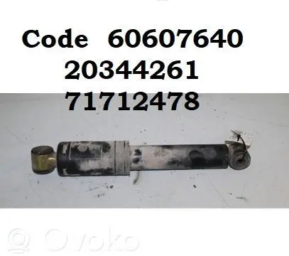 Rear shock absorber/damper