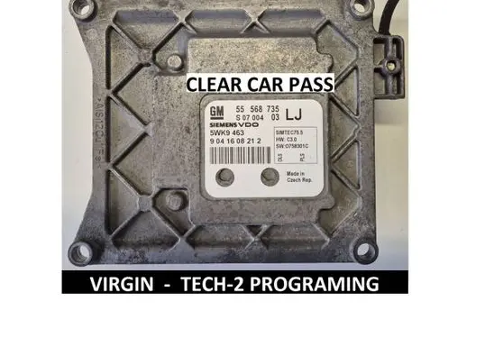Opel Astra H Engine control unit/module ECU 55568735LJ 5WK9463 55568735