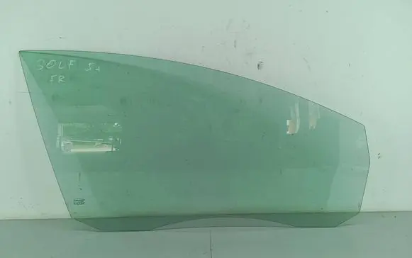 Volkswagen Golf Plus Front door window glass four-door DOT50M584AS2 43R00086