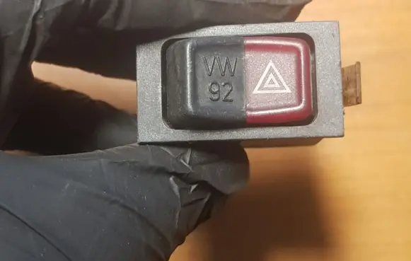 Volkswagen Golf I Hazard light switch 161953235A