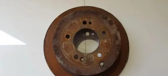 KIA Sportage Rear brake disc neventiliuojamas