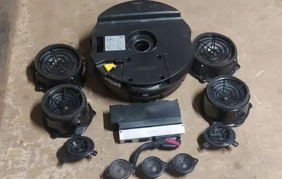Audi Q7 4L Audio system kit 4L0035415B 4L0035223D