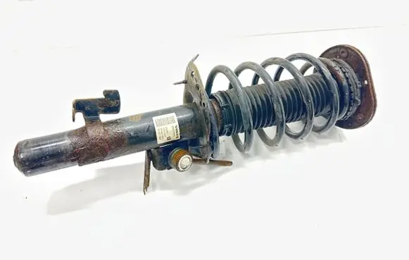 Front shock absorber with coil spring