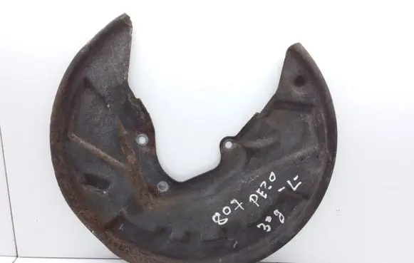 Peugeot 807 Front brake disc dust cover plate 